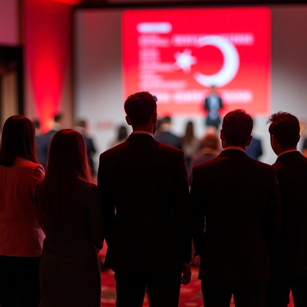 Business coaching award ceremony